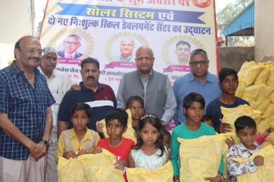 On the auspicious occasion of Diwali, a solar power system and two new free Skill Development Centres were inaugurated at MTFC.